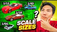 Size, Scale and Price Comparison Explained for Die-cast and Resin Model Cars