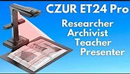 The Best Scanner for Books, Documents, and Demonstrations - CZUR ET24 Pro