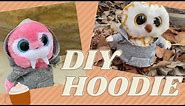 How to Make a Hoodie for a Stuffed Animal!