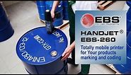 🇬🇧 HANDJET EBS-260 - Film #2 - totally mobile ink jet printer - hand held portable