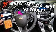 HOW TO RESET AIRBAG LIGHT ON CHEVROLET CRUZE OR CHEVY SONIC