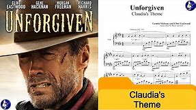 Unforgiven - Claudia's Theme - Clint Eastwood (Piano Solo)