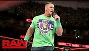 John Cena addresses dream match against The Undertaker at WrestleMania: Raw, Feb. 26, 2018