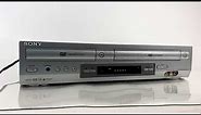 Sony SLV-D300P Combo DVD VCR Player VHS Cassette Recorder