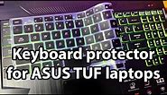 Saco Molded Silicon Keyboard Protector for ASUS Tuf FX505 Series Laptops