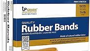Upgrade Office Supply UPG22964 Rubber Bands, Size #64 (3-1/2" x 1/4"), Natural Crepe, Made in USA (4 Oz Box)