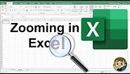 Zooming in and Out in Excel