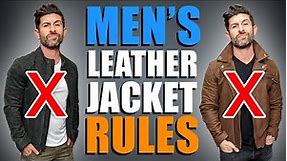 How To PROPERLY Wear a Leather Jacket! (Top 6 Leather Wearing Do's & Don'ts)