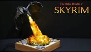 How to make a Dragon BREATHING FIRE // Polymer Clay Tutorial // Skyrim