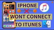 iPhone Won't Connect to iTunes | How to Fix Your Computer That Doesn't Recognize iPhone