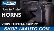 How to Replace Horns 06-11 Toyota Camry
