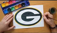 How to draw the Green Bay Packers logo - NFL