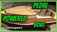 Pedal boat. Wood Home made 2 seater. Prop driven. Fun. Fishing. Sailing. DIY. ECO friendly BOAT.