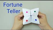 DIY Paper Fortune Teller,Simple Origami,easy paper crafts for kids,