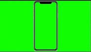 iPhone green screen | mobile frame | No copyright