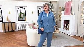 Denim & Co. Lightweight Quilted Jacket on QVC