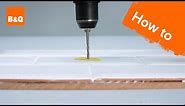 How to drill into tiles (without cracking)