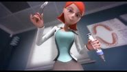 VAMPIRE'S CROWN (HD) Sexy Dentist fixes a tooth, hilarious animated film