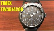 Timex Expedition Scout 20mm Leather Band Watch TW4B14200