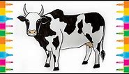 How to Draw a Cow SIMPLE & EASY Drawing for Kids