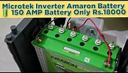 Microtek Inverter + Amaron Battery Combination Installation | Only Rs. 18,000