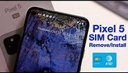 How to Insert SIM Card to Pixel 5
