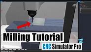 How to create your first milling program in CNC Simulator Pro