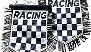 Racing Checkered Flags for Car Accessories Home Wall door window decoration Banner flag (Dub)