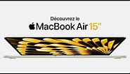 Découvrez le MacBook Air 15″ | Apple