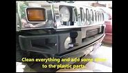 2005 H2 Bumper Replacement -