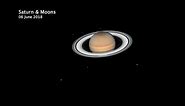 Hubble Captures Moons Orbiting Saturn - New Time-Lapse Video