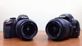 Nikon D3200 vs D3100