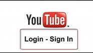 How to sign in Youtube - Login Free & Easy