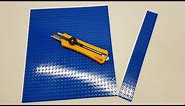 How To Cut LEGO Base Plates