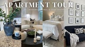 APARTMENT TOUR | MODERN, NEUTRAL & COZY AESTHETIC | AFFORDABLE LUXURY HOME DECOR | 2023