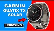 Garmin Quatix 7X Solar Unboxing (010-02541-61)