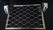 how to install stainless steel wire rope mesh ?