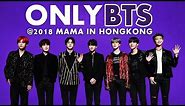 BTS at 2018 MAMA in HONG KONG | All Moments
