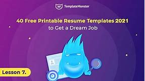 40 Best Free Printable Resume Templates | Printable DOC