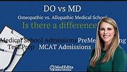 DO vs MD. Is there a difference? | MedEdits