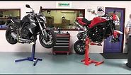 Motorcycle workshop Lifts, Stands - Eazyrizer from Quasar Products ltd - Lifetime Guarantee