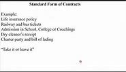 Standard Form Contracts | Law Explained | Take it or leave it contract
