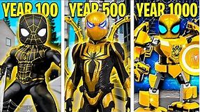 1000 YEARS As GOLDEN SPIDERMAN! (Roblox)