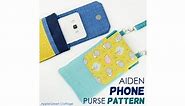 Aiden Cell Phone Purse pattern - Sew Modern Bags