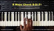 How to Play the B Major Chord on Piano and Keyboard