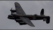 Lancaster bomber start up, take off & landing (incredible sound) 🇬🇧