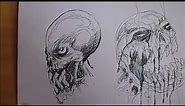 Drawing Monster Head Ideas
