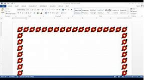Page Art Border in Microsoft Word