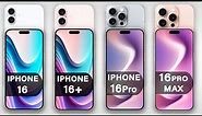 iPhone 16 Vs iPhone 16 Plus Vs iPhone 16 Pro Vs iPhone 16 Pro Max Specs Review
