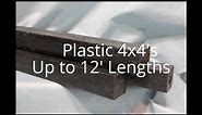 4 x 4 Recycled Plastic Lumber (3 1/2 x 3 1/2 x 12')